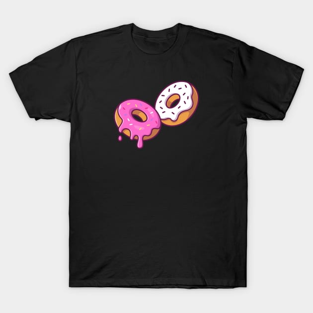 Flying donuts with cream T-Shirt by Catalyst Labs